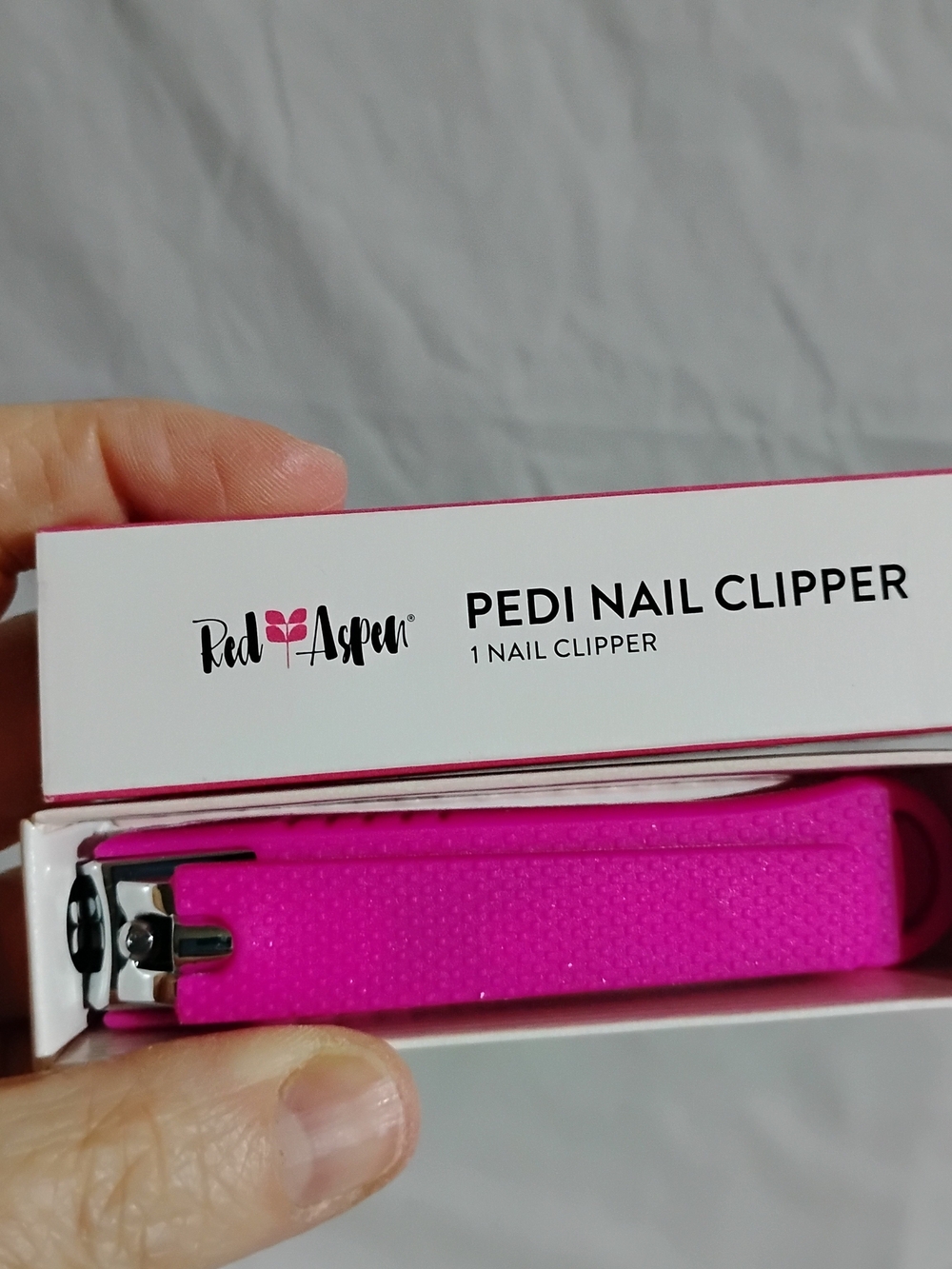 Red Aspen Hot Pink Pedi Nail Clipper
